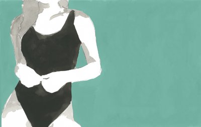 Minimal Swimsuit Figure by cartissi