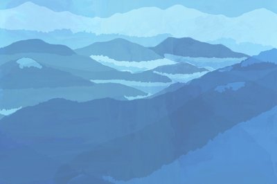 Misty Blue Mountains by cartissi