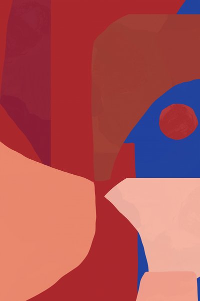Modern Color Block Abstract by cartissi