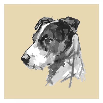 Modern Dog Portrait by cartissi