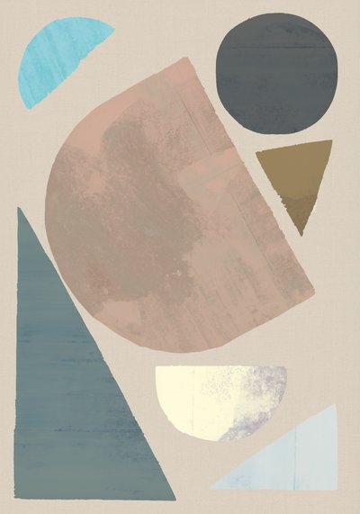 Modern Pastel Shapes by cartissi
