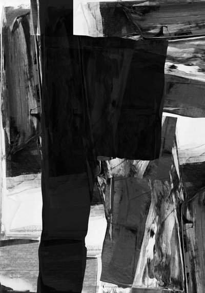 Monochrome Abstract Layers by cartissi