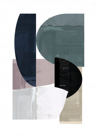Muted Abstract Forms by cartissi