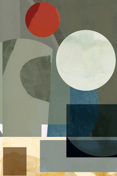 Muted Geometric Composition by cartissi