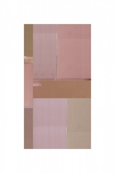 Soft Blush Geometric Abstract by cartissi