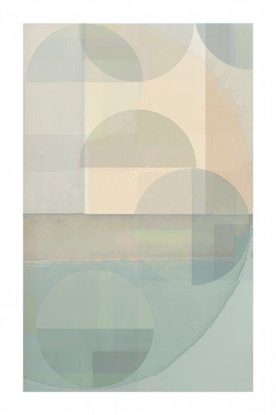Soft Pastel Overlapping Shapes by cartissi