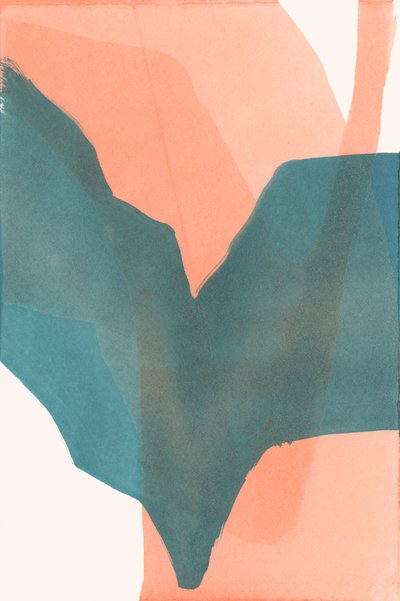Soft Teal Shapes by cartissi