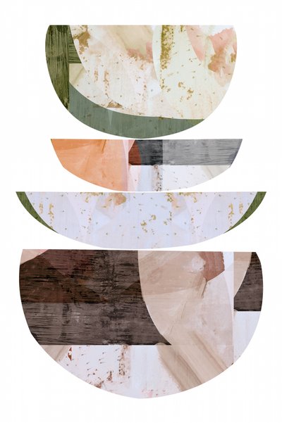 Stacked Abstract Semicircles by cartissi