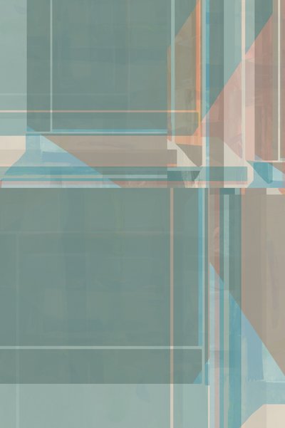 Subtle Teal Geometry by cartissi