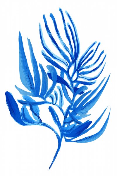 Tropical Blue Foliage by cartissi