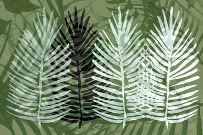 Tropical Green Foliage by cartissi