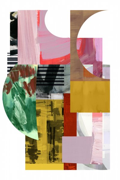 Vibrant Color Block Shapes by cartissi