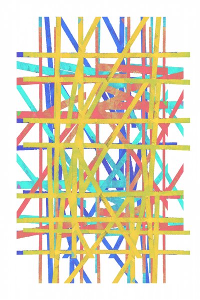 Vibrant Geometric Grid by cartissi