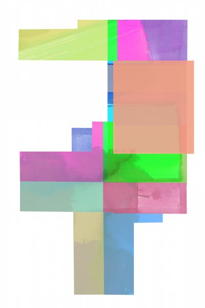 Vibrant Geometric Layers by cartissi