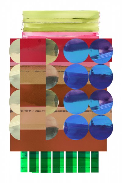 Vibrant Geometric Layers by cartissi