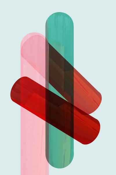 Vibrant Geometric Overlap by cartissi