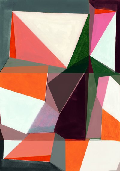 Vibrant Geometric Shapes by cartissi