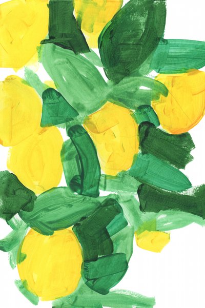 Vibrant Lemon Leaves by cartissi