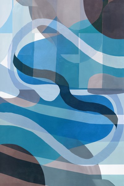 Wavy Blue Forms by cartissi