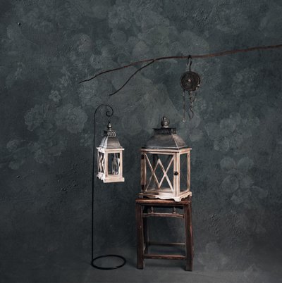 Dark Rustic Lanterns by chenyi wang