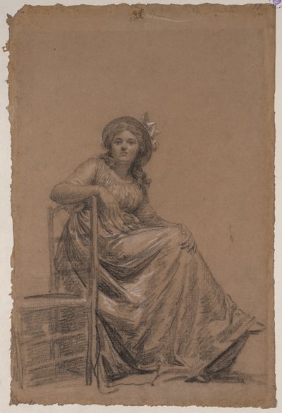 Portrait of a Seated Woman by circle of François André Vincent