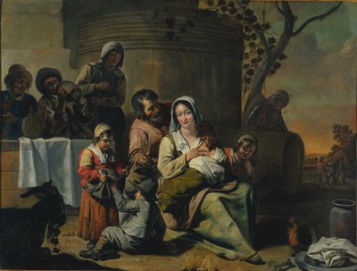Vintage Scene by circle of Le Nain