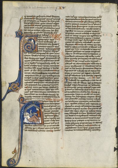 Leaf from a Latin Bible: Judith Beheading Holofernes by circle or workshop of Leber Group