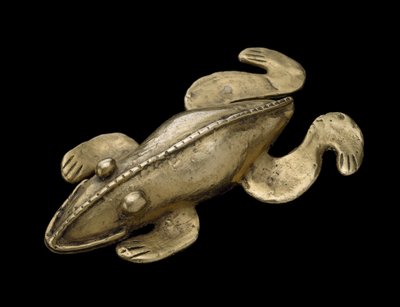 Figure of a Poisonous Frog by civilization Quimbaya