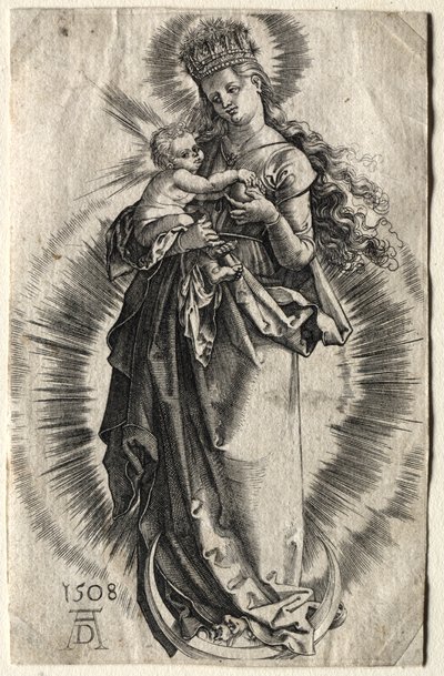 The Virgin with the Crown of Stars by copy after Albrecht Dürer