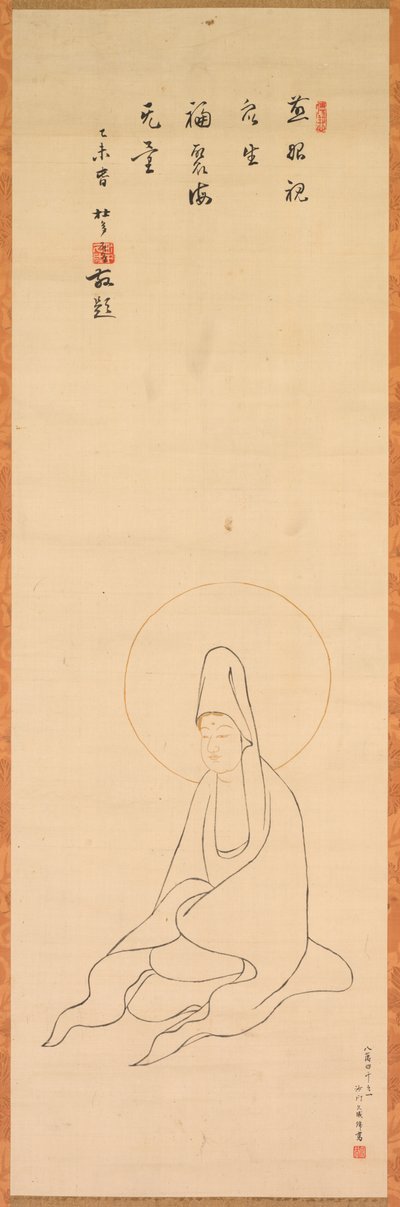 White-Robed Guanyin by copy after Jueji Yongzhong