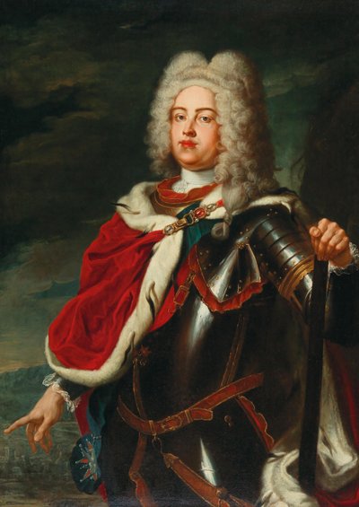 Frederick Augustus II, Elector of Saxony and future King Augustus III of Poland as Crown Prince by Ádam Mányoki