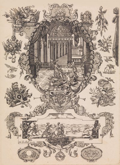Plate twelve from Nouveaux Desseins D