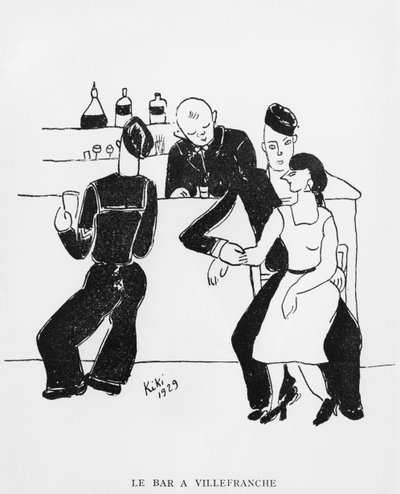 Bar at Villefranche, Illustration from 