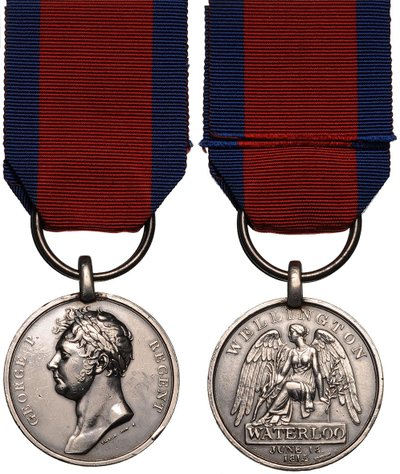The Waterloo Medal by decorations and medals Orders
