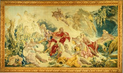 Dream of Rinaldo by design and cartoon by François Boucher; woven under the direction of Jean Baptiste Oudry and Nicolas Besnier at