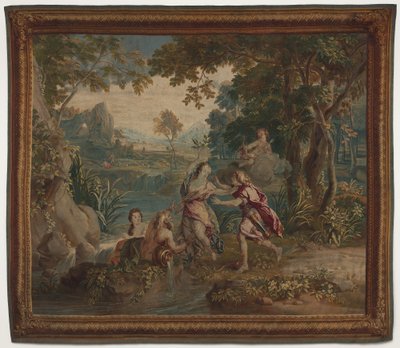 Apollo and Daphne by design by Charles de La Fosse; cartoon by Zeger Jacob van Helmont
