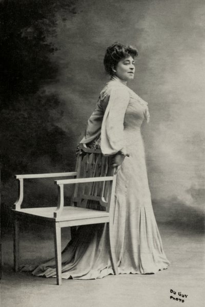 Portrait of the French artist Blanche Pierson by du Guy