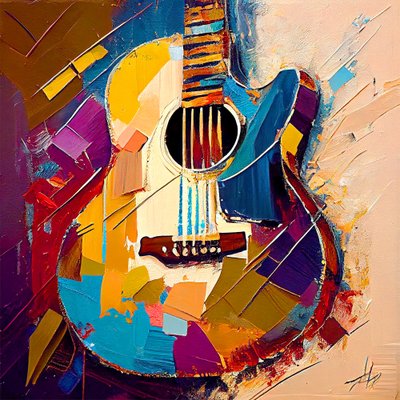 Abstract Music Art by F. Abderrahim