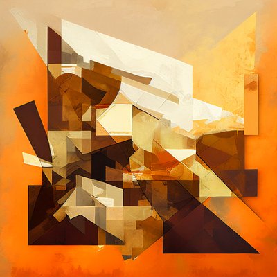 Abstract Terracotta by F. Abderrahim