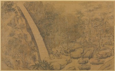 Dwelling in the Longmian ("Sleeping Dragon") Mountains by follower of Li Gonglin