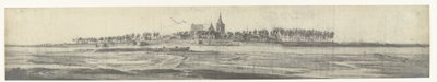 View of Grave, 1672 by frères Moreau
