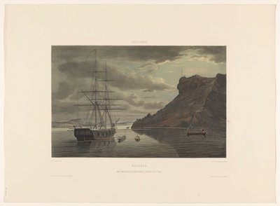 Fort Nassau and the Schottegat, Curaçao by jonkheer Jacob Eduard van Heemskerck