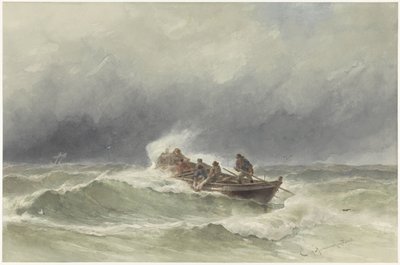 Rescue at Sea by jonkheer Jacob Eduard van Heemskerck