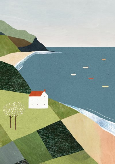 House on the Cliff by longwayhome
