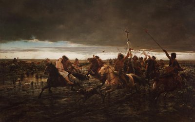 The Return of the Indian Raid by Ángel DELLA Valle