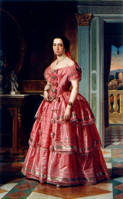 Portrait of a Lady by Angel María Cortellini