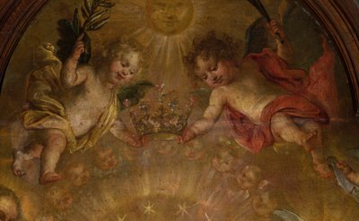Parish Church (Sint-Walburgakerk). Painting. Nicolas De Liemaeckere by or Liemaecker Nicolaas de Liemakere
