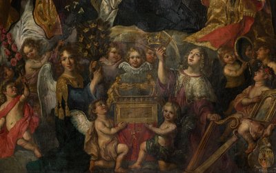 Parish Church (Sint-Walburgakerk). Painting. Nicolas De Liemaeckere by or Liemaecker Nicolaas de Liemakere