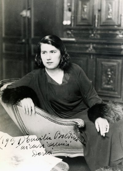 Emilia Cardona Boldini in Paris in 1931 by Theodore Charles Ange Coquelin