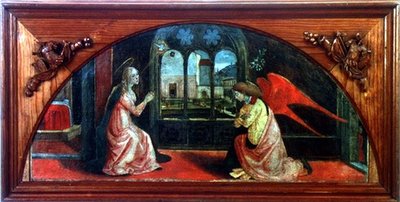 Annunciation by or di Giovanni Monte del Fora